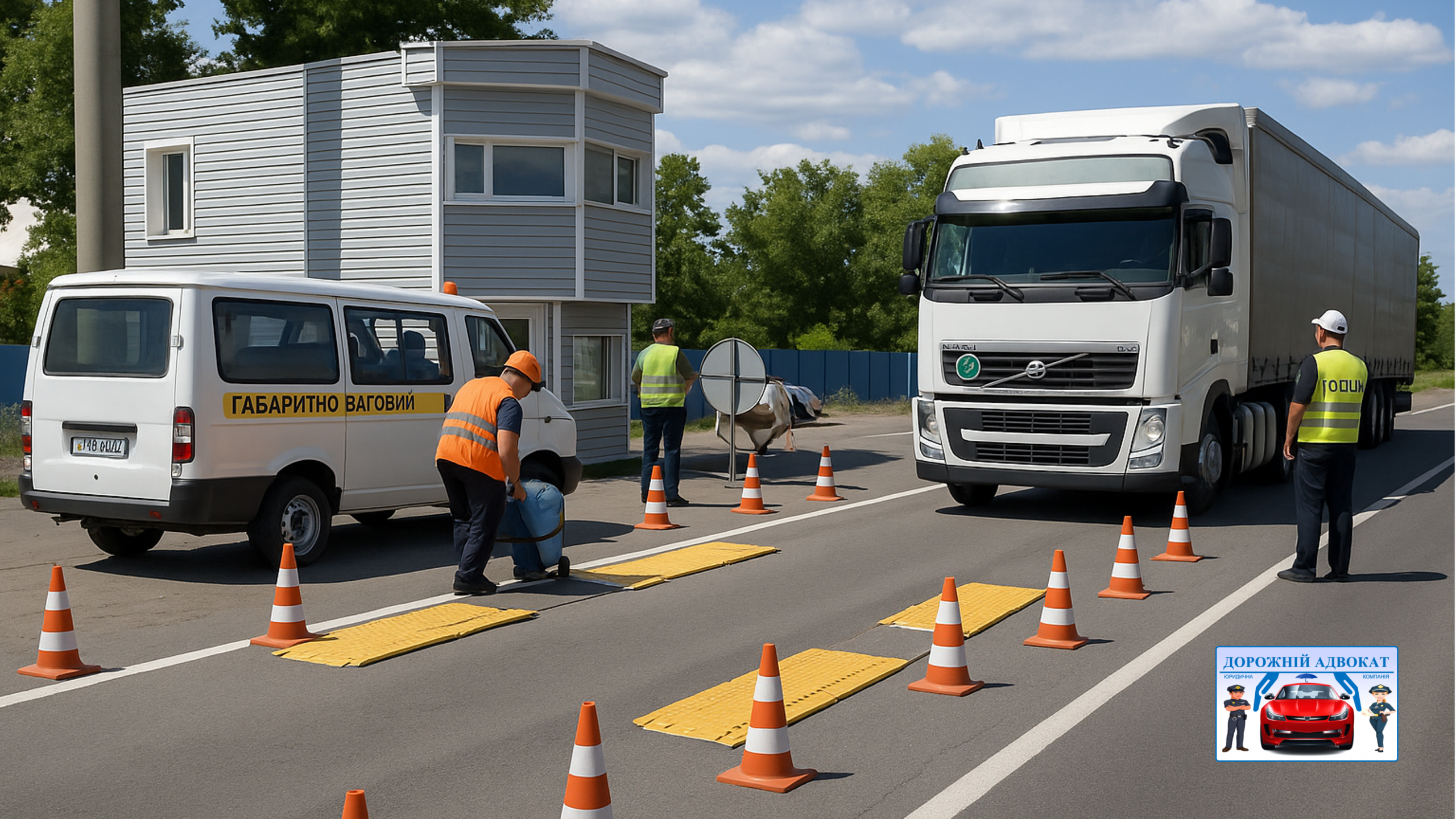документи пункти габаритно-вагового контролю сертифікат свідоцтво повірка Укртрансбезпека ГВК габаритно-ваговий контроль