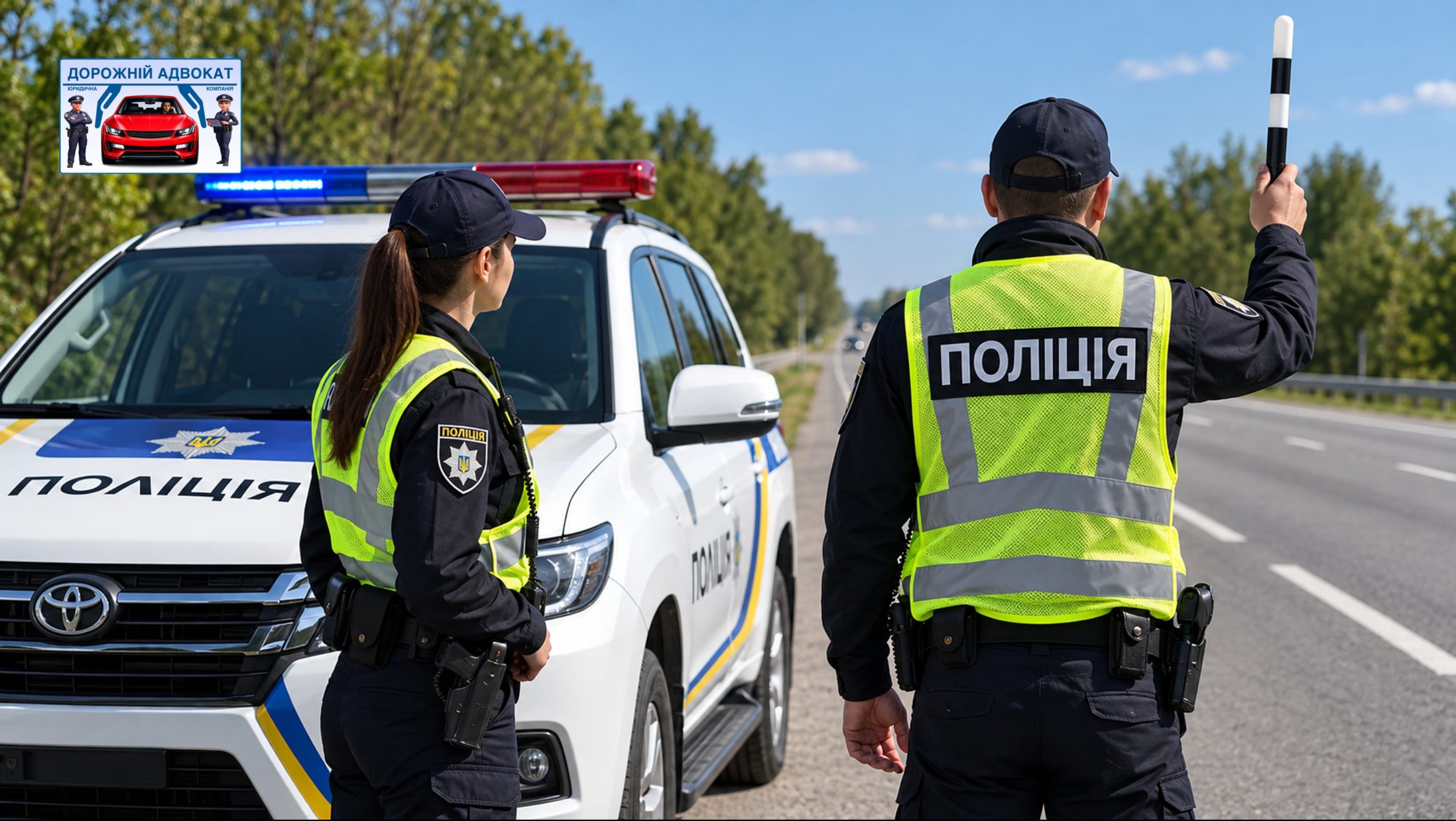 Адвокат про зупинку автомобіля жезлом
