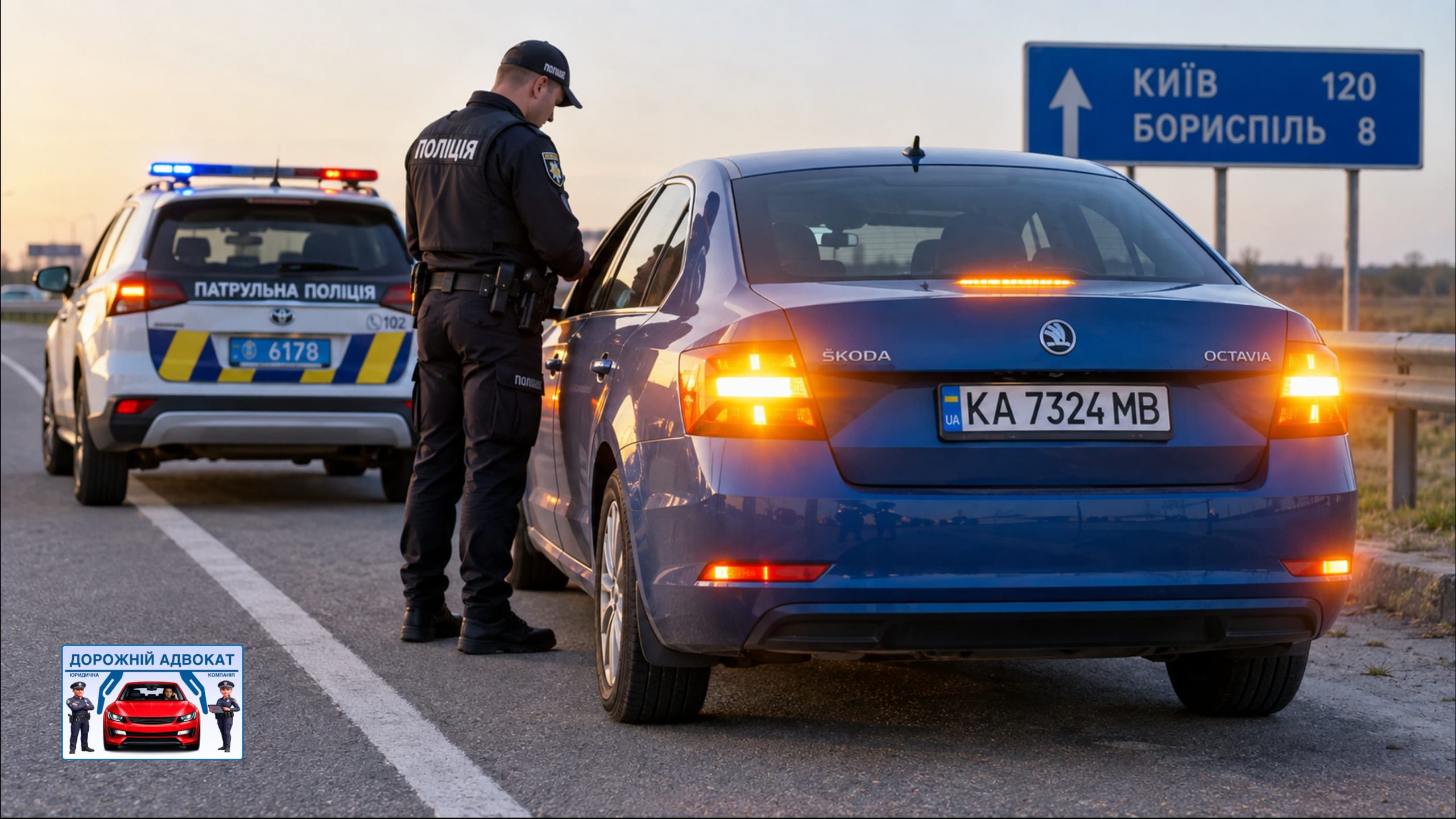 Штраф за неувімкнену аварійку незаконний - адвокат