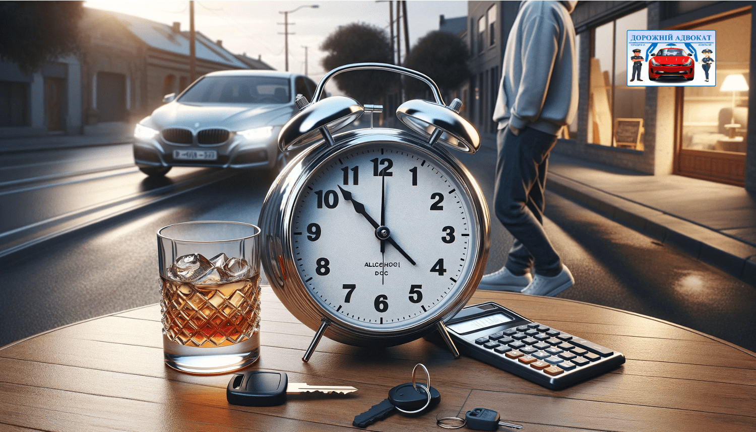 Через який час після вживання алкоголю можна керувати автомобілем