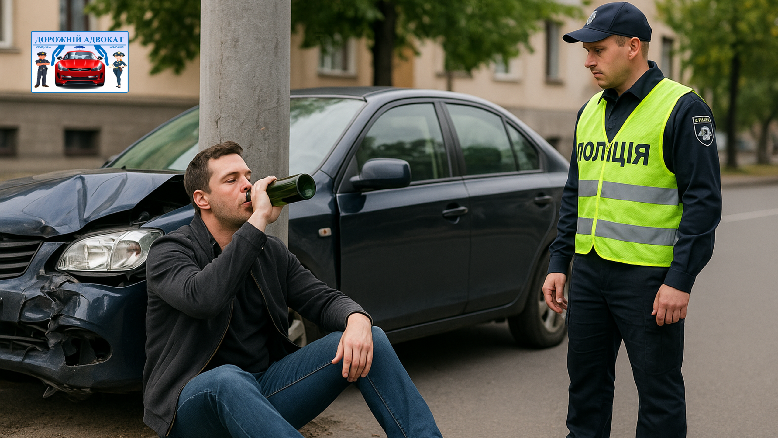 Адвокат про вживання алкоголю після ДТП