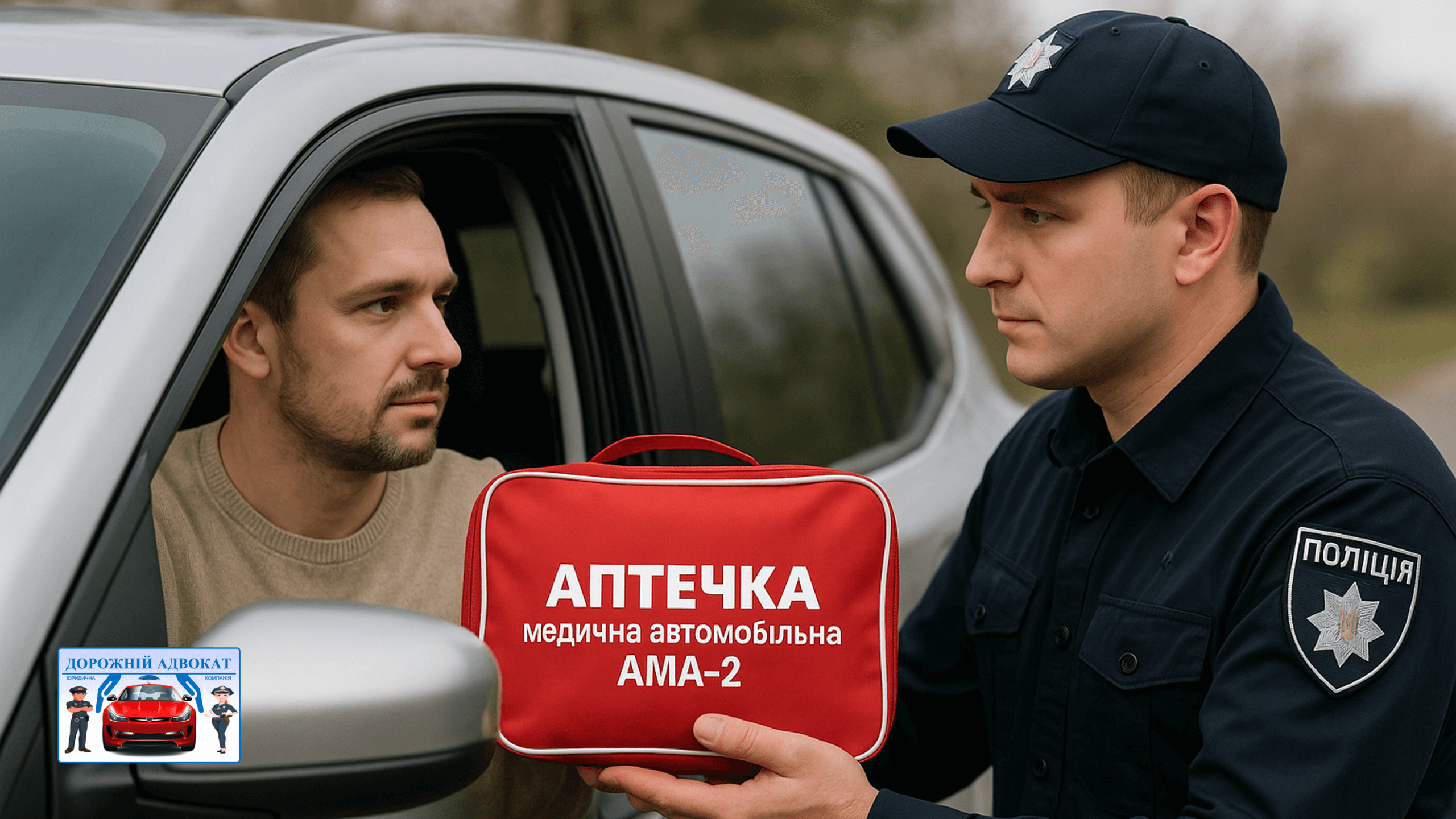 Адвокат про аптечку в автомобілі