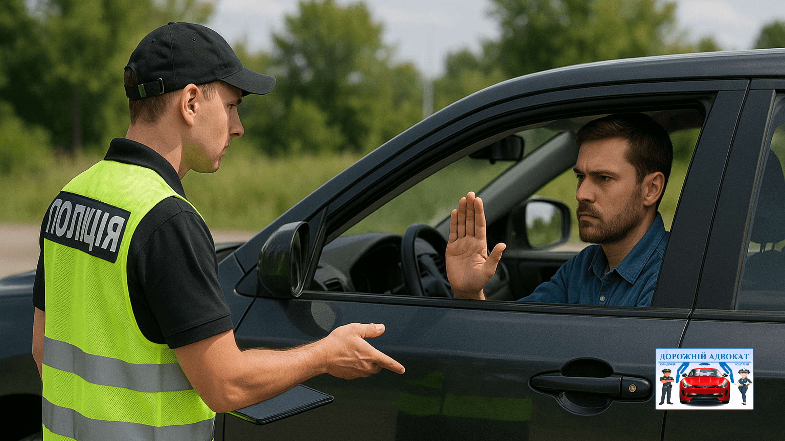 адвокат пояснює зупинку без причини