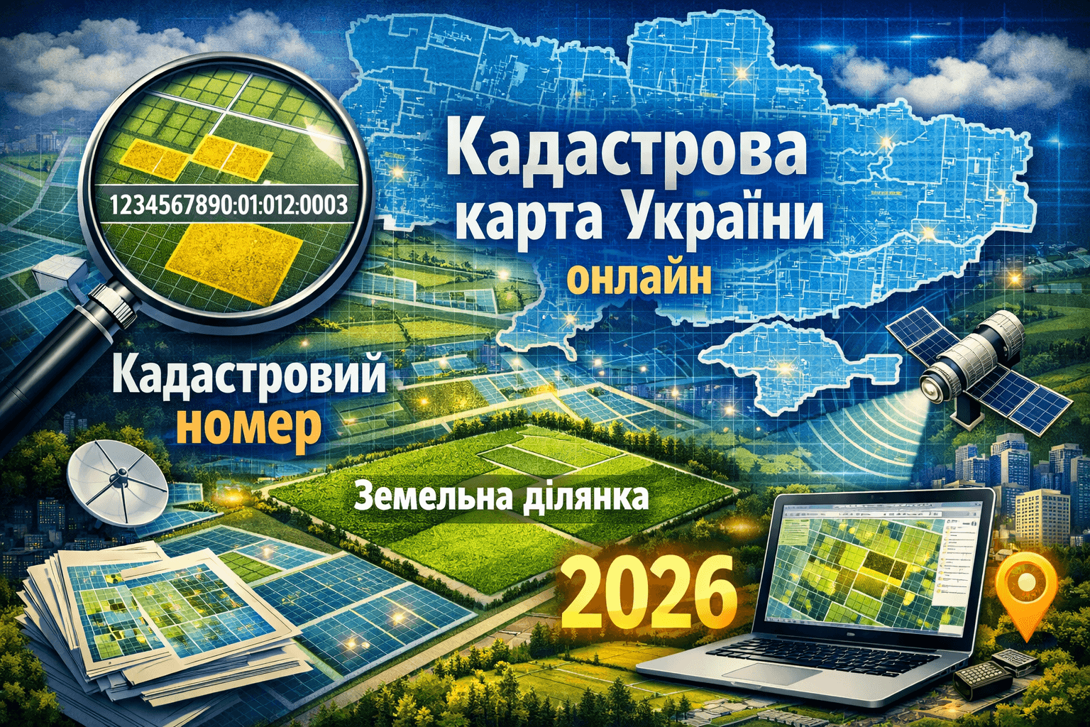 кадастрова карта України перевірка земельної ділянки онлайн