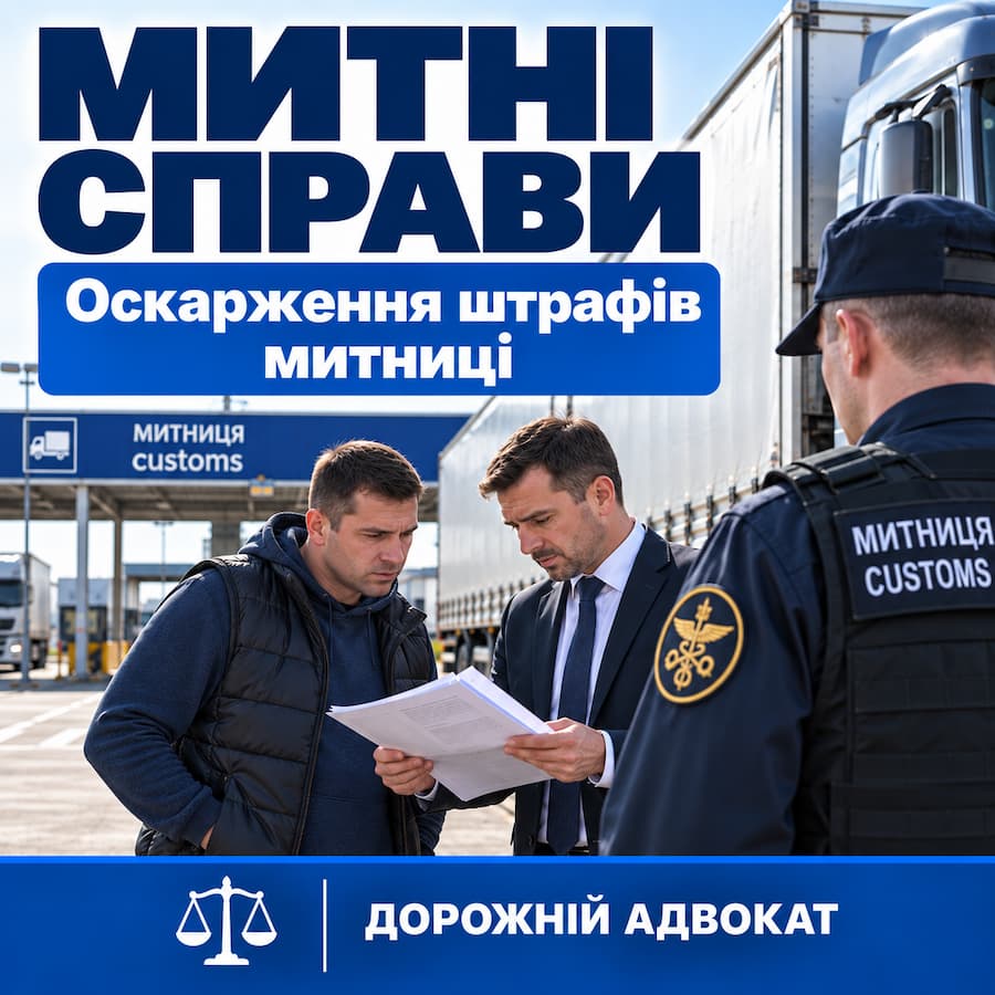 Оскарження штрафів митниці адвокат